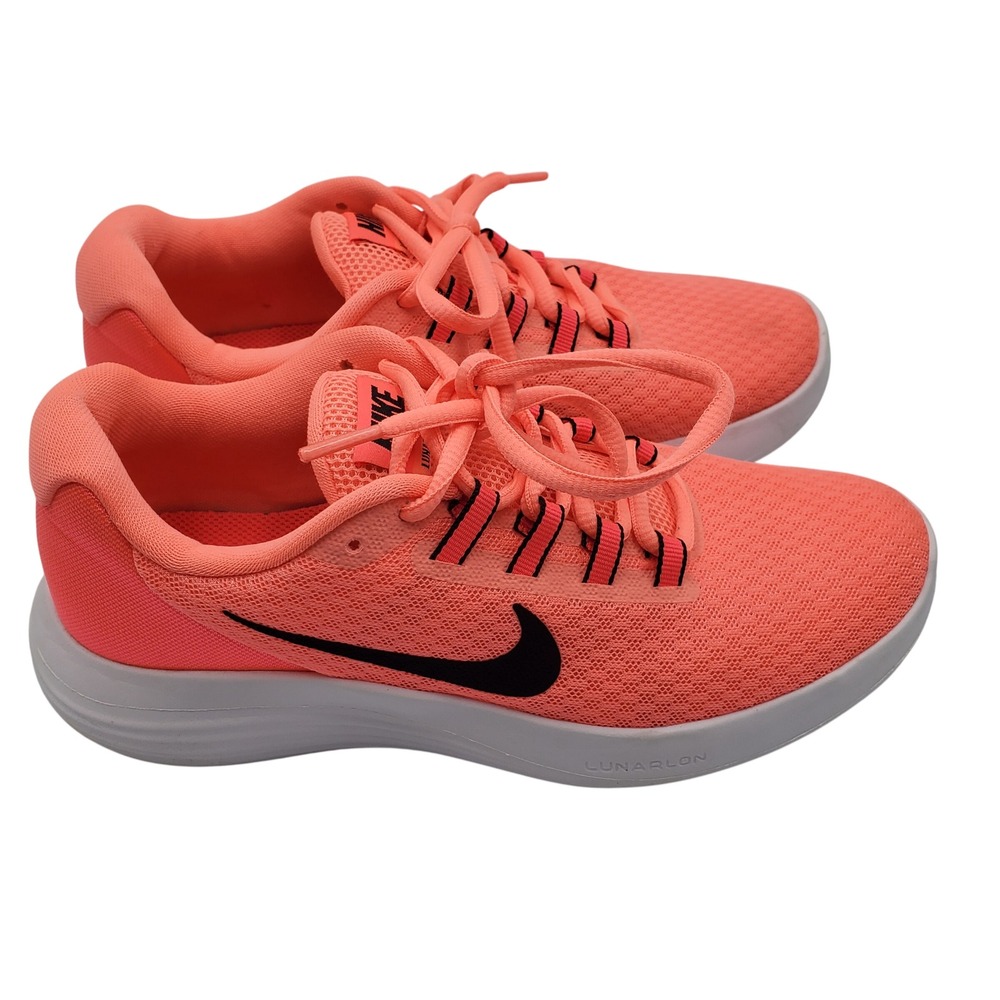 Nike LunarConverge Womens Sunset Glow Coral Running Shoes 852469-600 Size 7